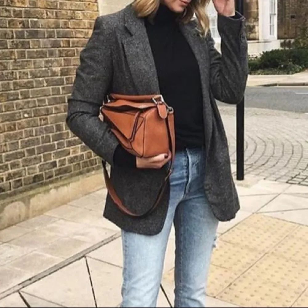 Gray blazer